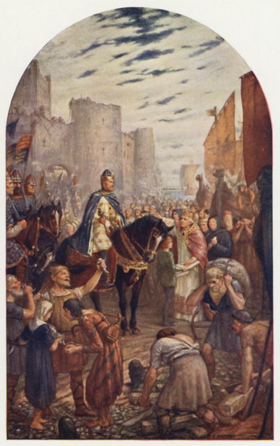 William II Building the Tower of London by Charles Goldsborough Anderson